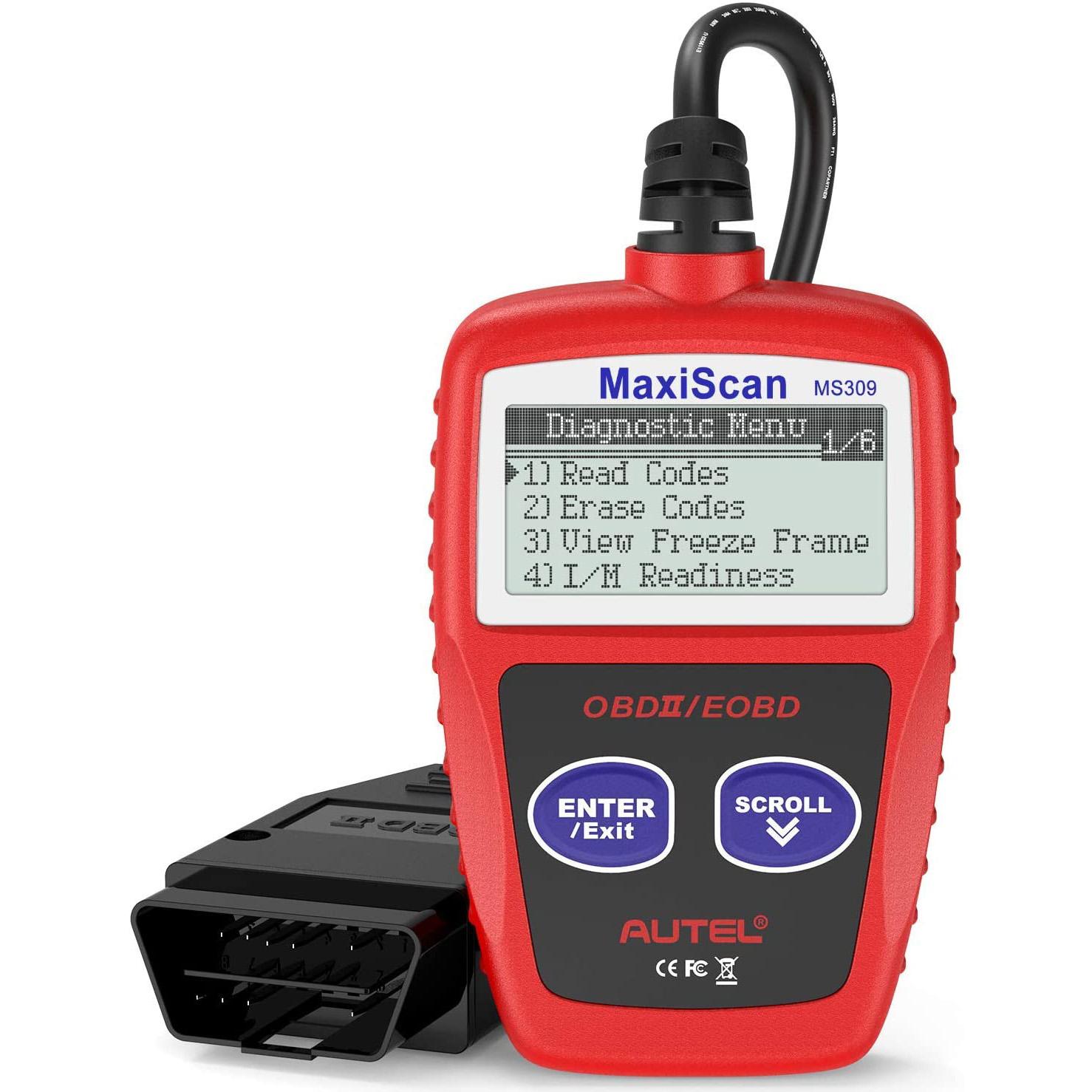 Autel MS309 OBD2 Car Diagnostic Scanner for $10.61