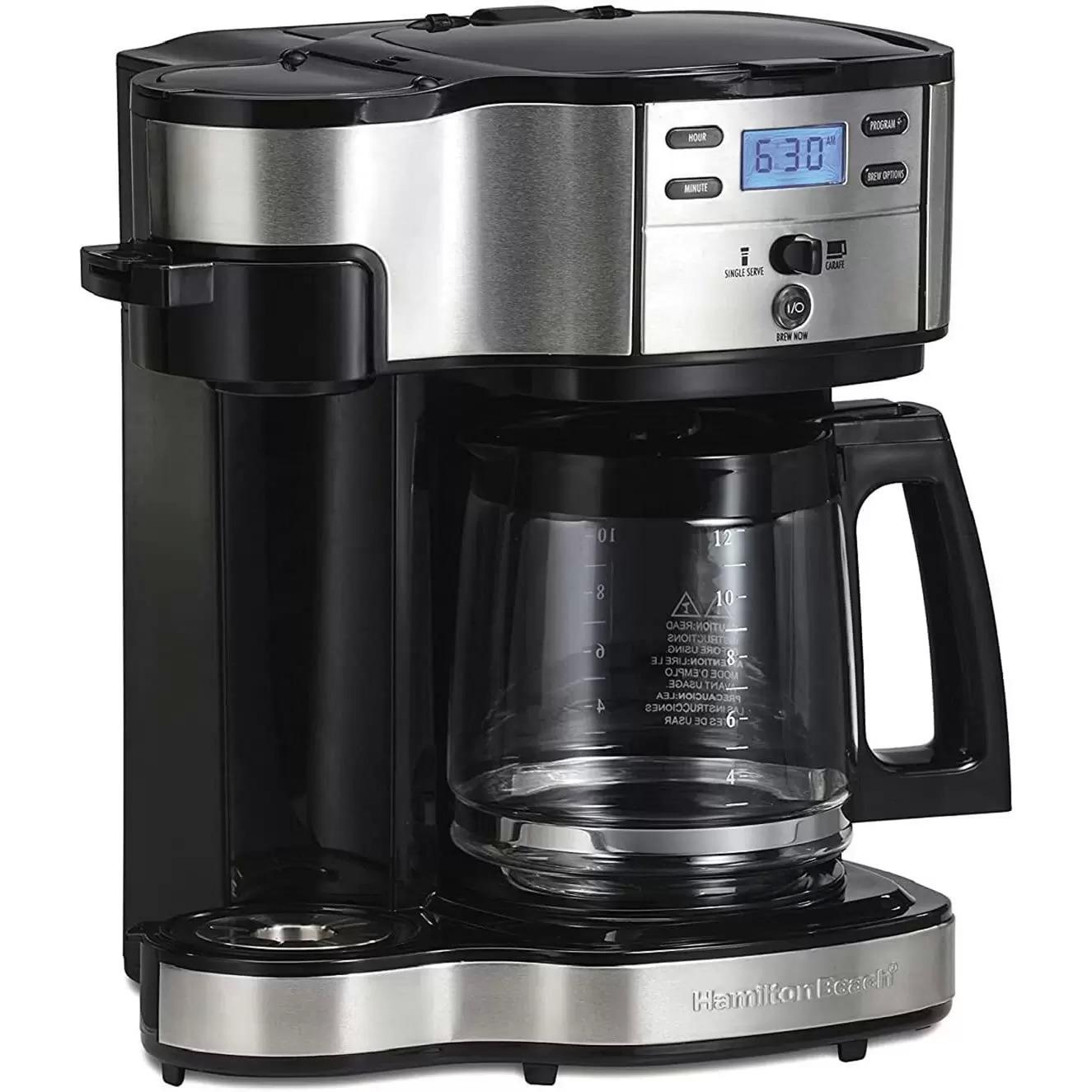 Hamilton Beach Black 2-Way Brewer Coffee Maker for $44.99 Shipped