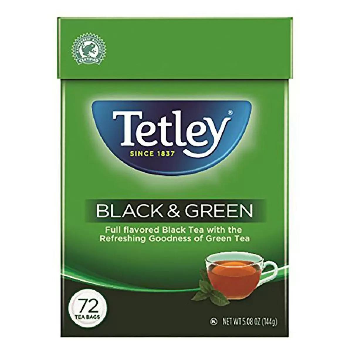 72 Tetley Black and Green Tea Bags for $2.83 Shipped