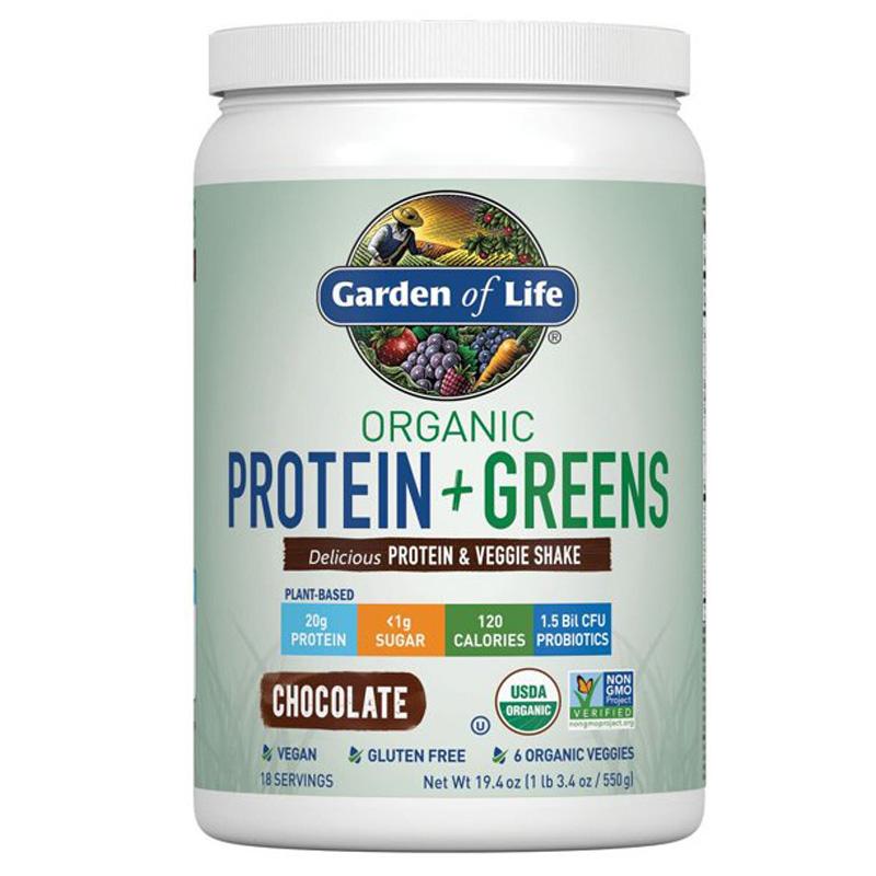 Garden of Life Organic Protein and Greens Protein Powder for $18.99