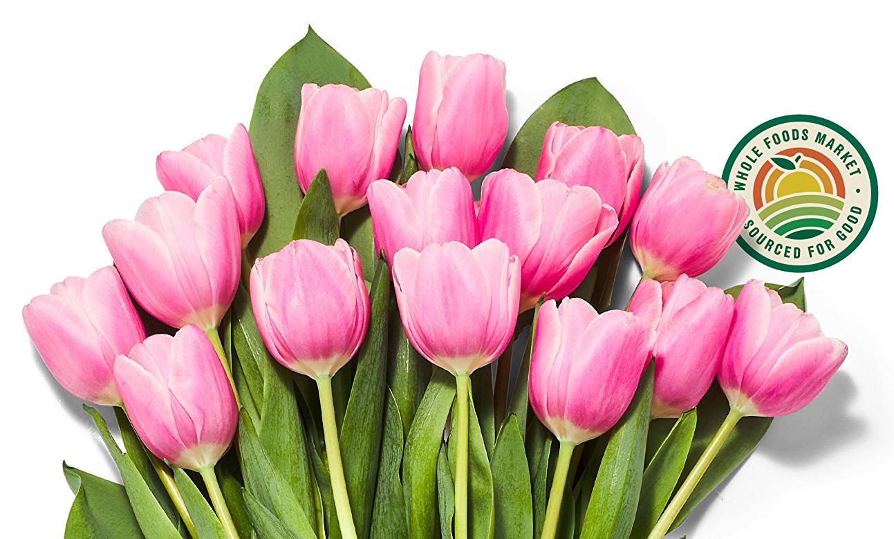 Mothers Day Bunch of Flower Tulips at Whole Foods for $9.99