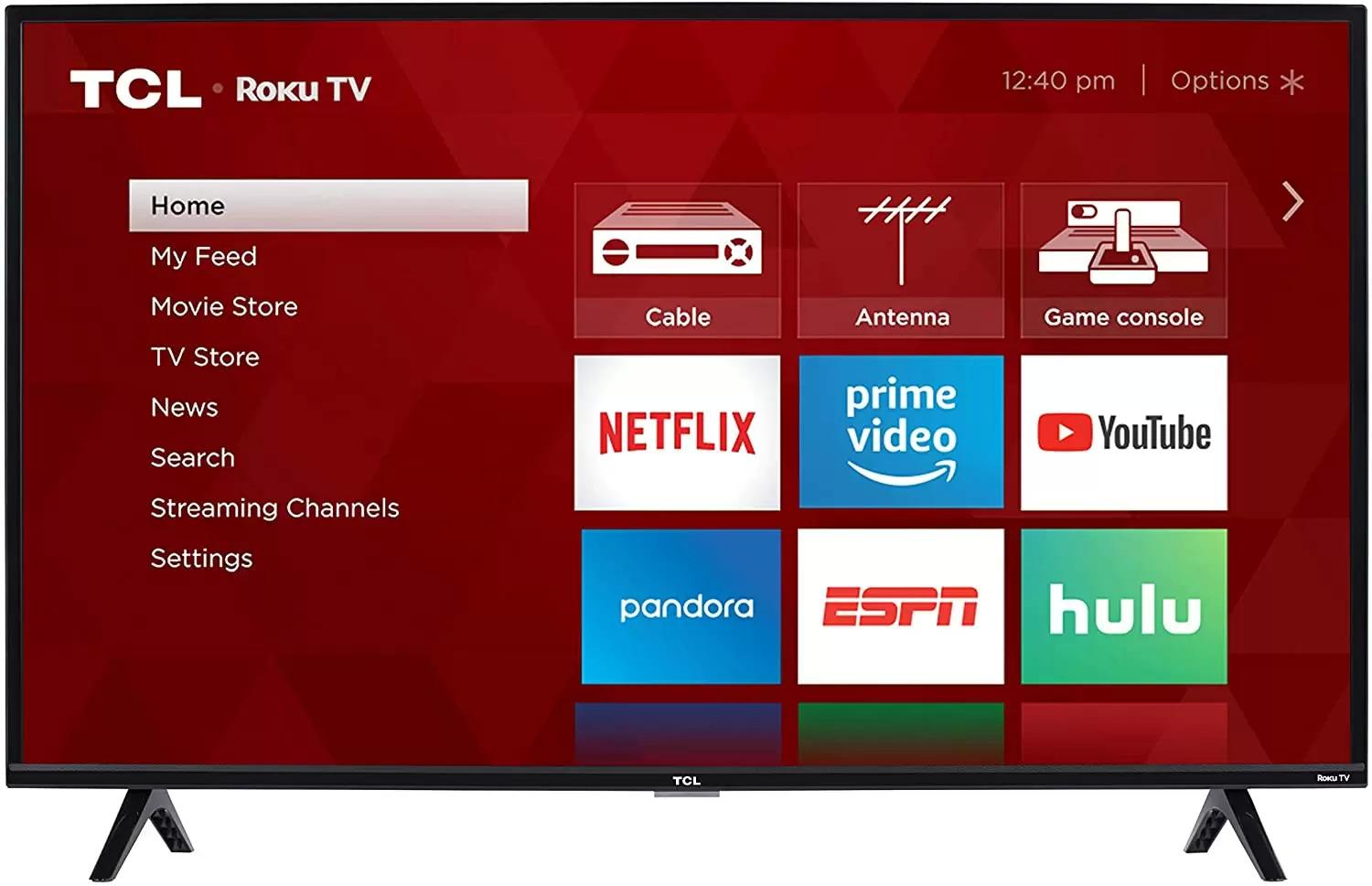 TCL 40in 40S325 Full HD Roku Smart LED TV for $150 Shipped