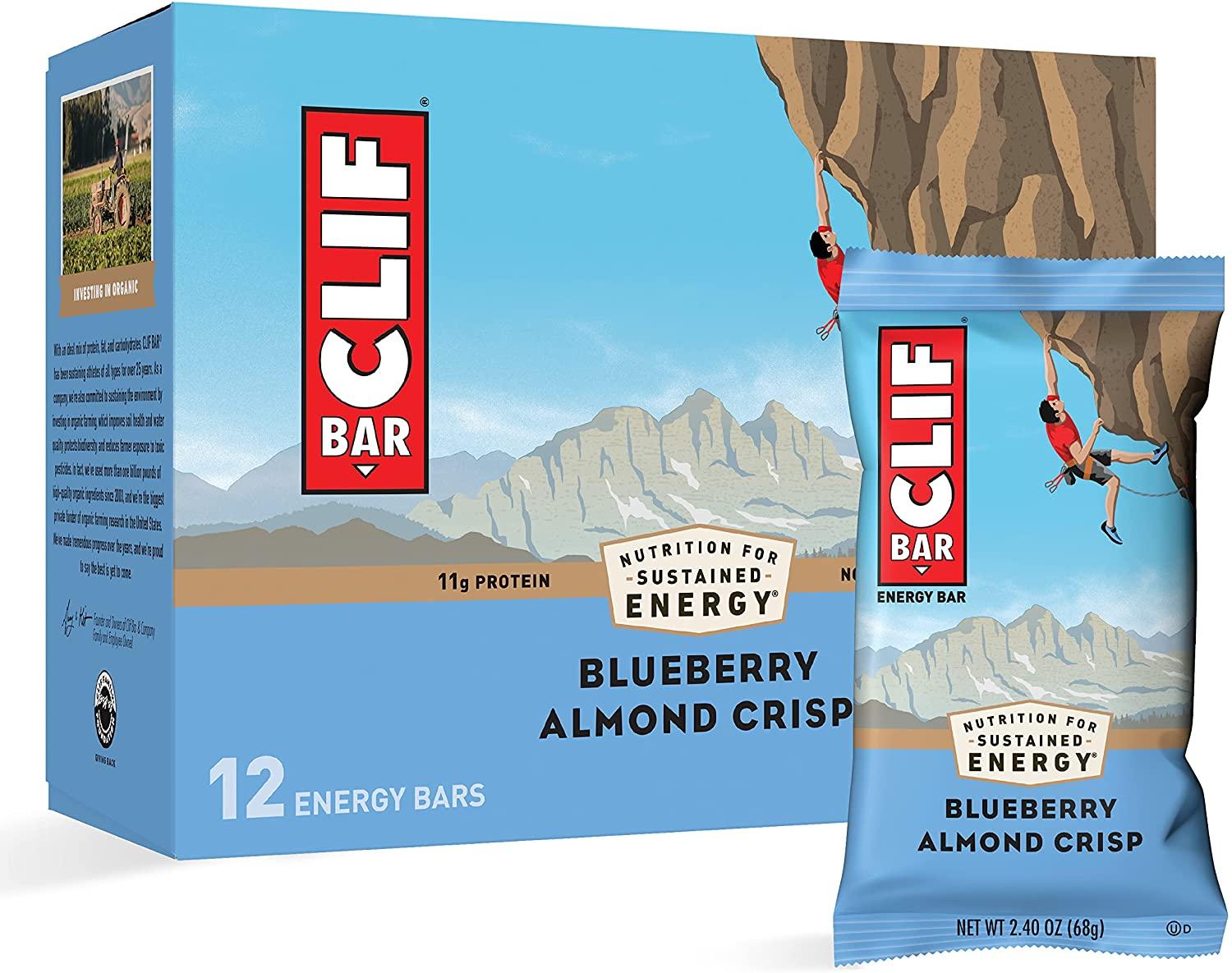12 Clif Bars Blueberry Crisp Energy Protein Bars for $9.03 Shipped