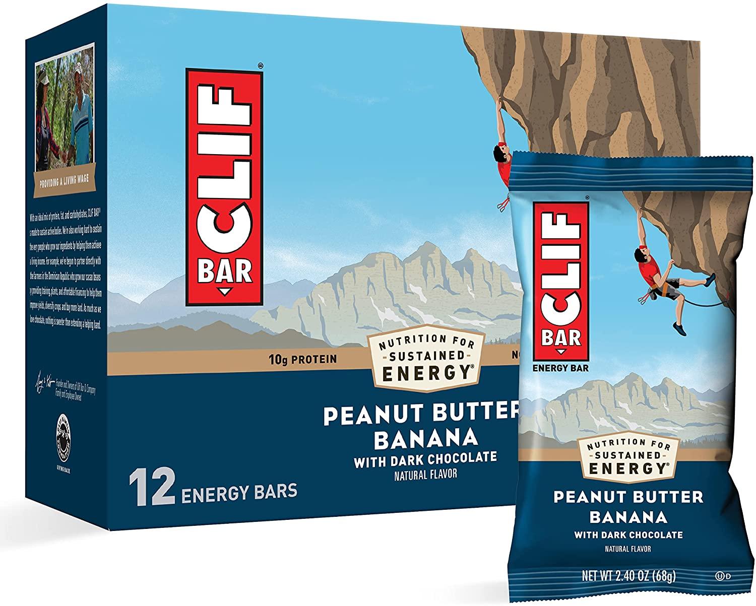 12 Clif Bars Peanut Butter Banana Energy Protein Bars for $9.03 Shipped