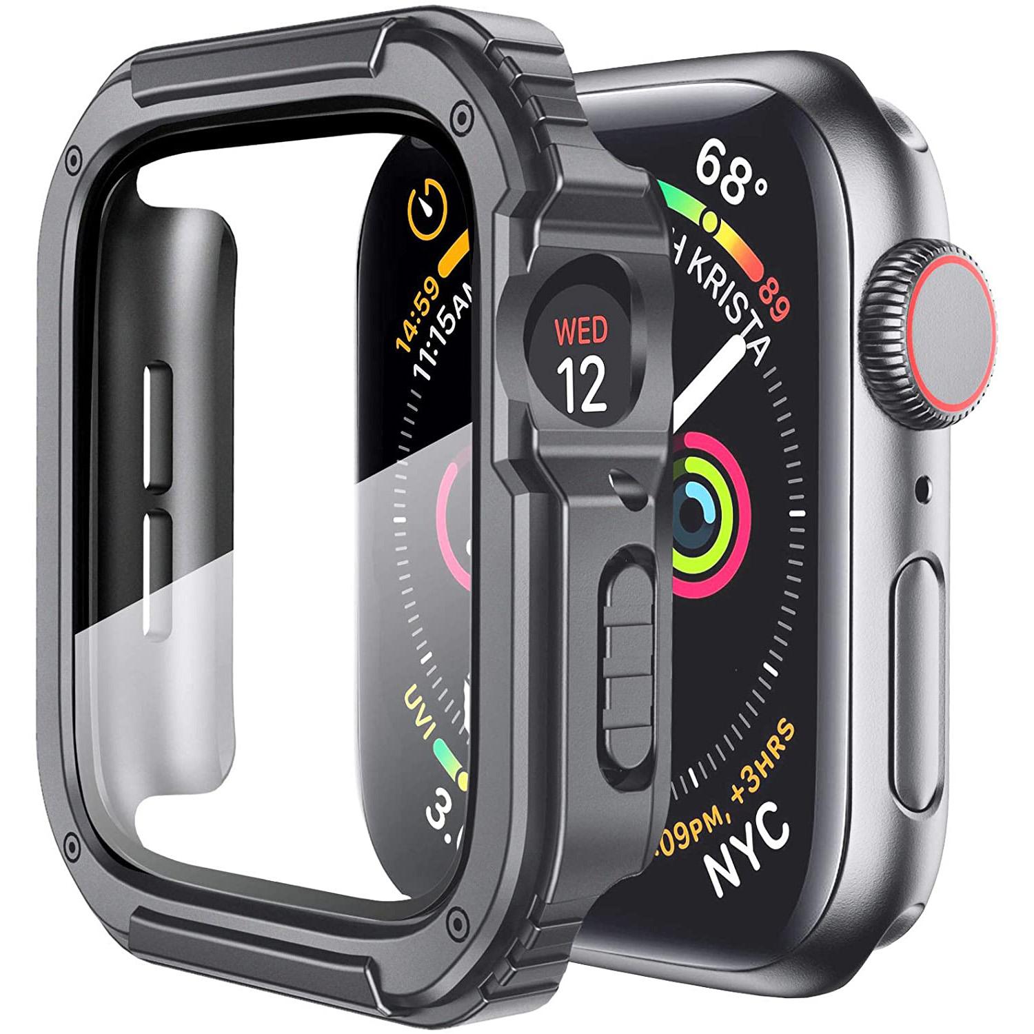 Apple Watch Mesime Rugged Tempered Screen Protective Case for $4