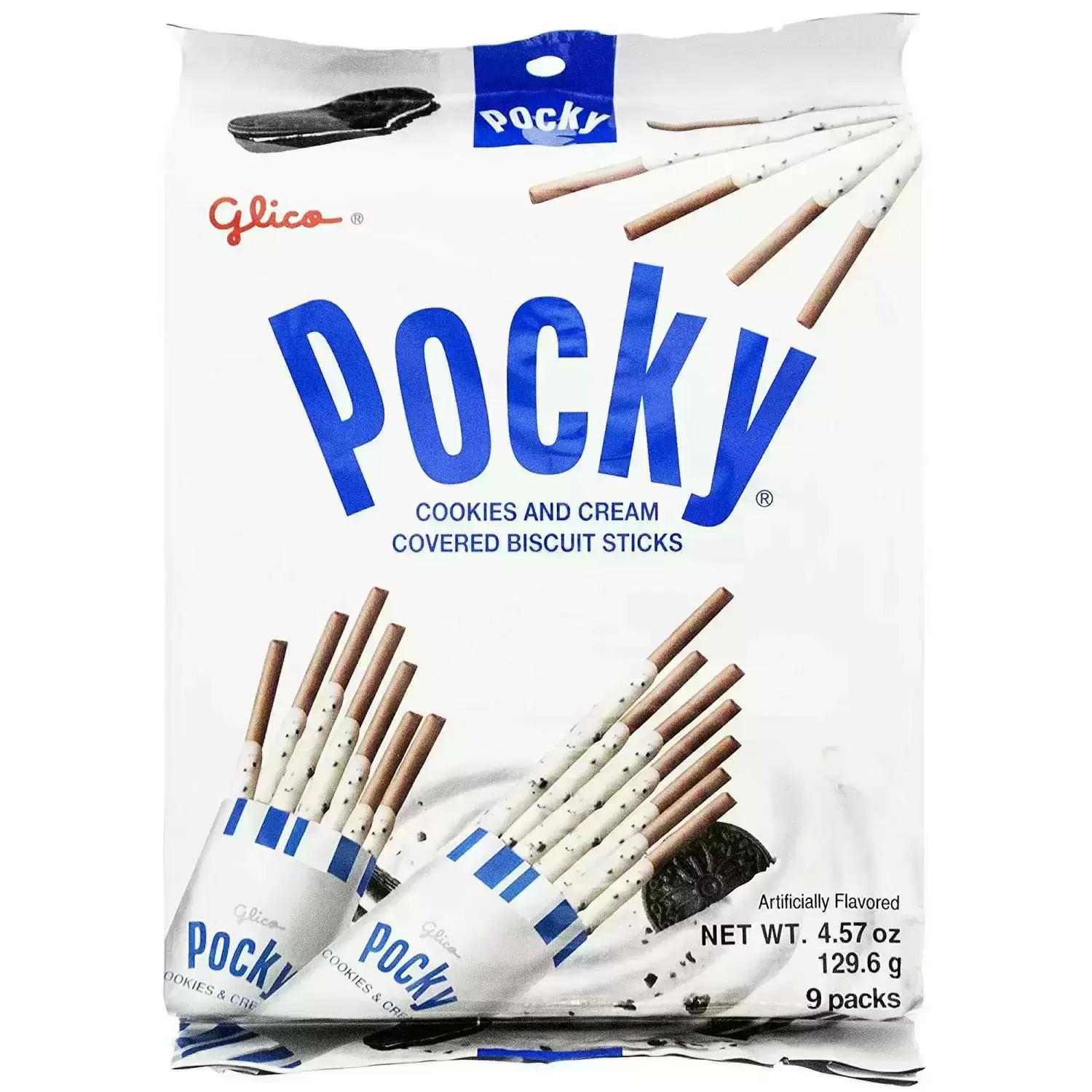 9 Glico Pocky Cookies and Cream Covered Biscuit Sticks for $3.31 Shipped