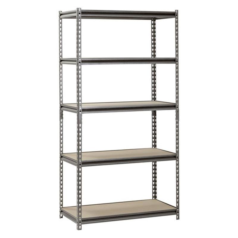 72in Muscle Rack 5-Shelf Steel Shelving Unit for $69.99 Shipped