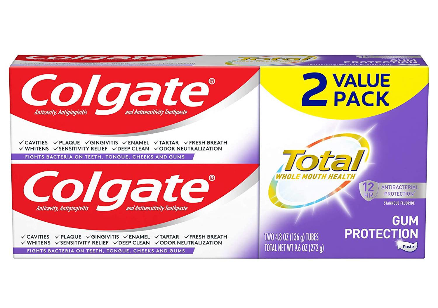 2 Colgate Total Gum Protection Mint Toothpaste for $3.33 Shipped