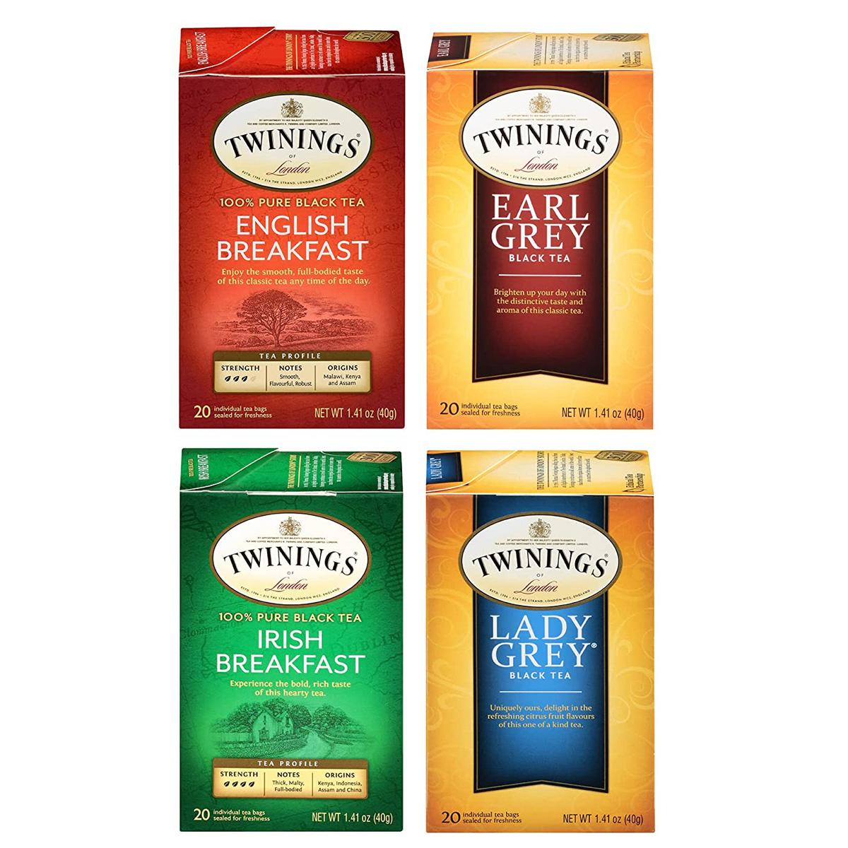 Twinings of London Tea Bags Variety Pack for $6.65