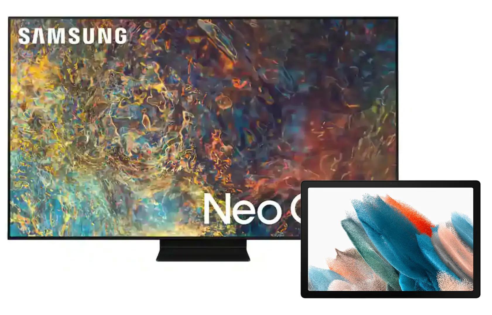 65in Samsung QN90A Neo QLED 4K Smart TV + Tab A8  for $1257.28 Shipped