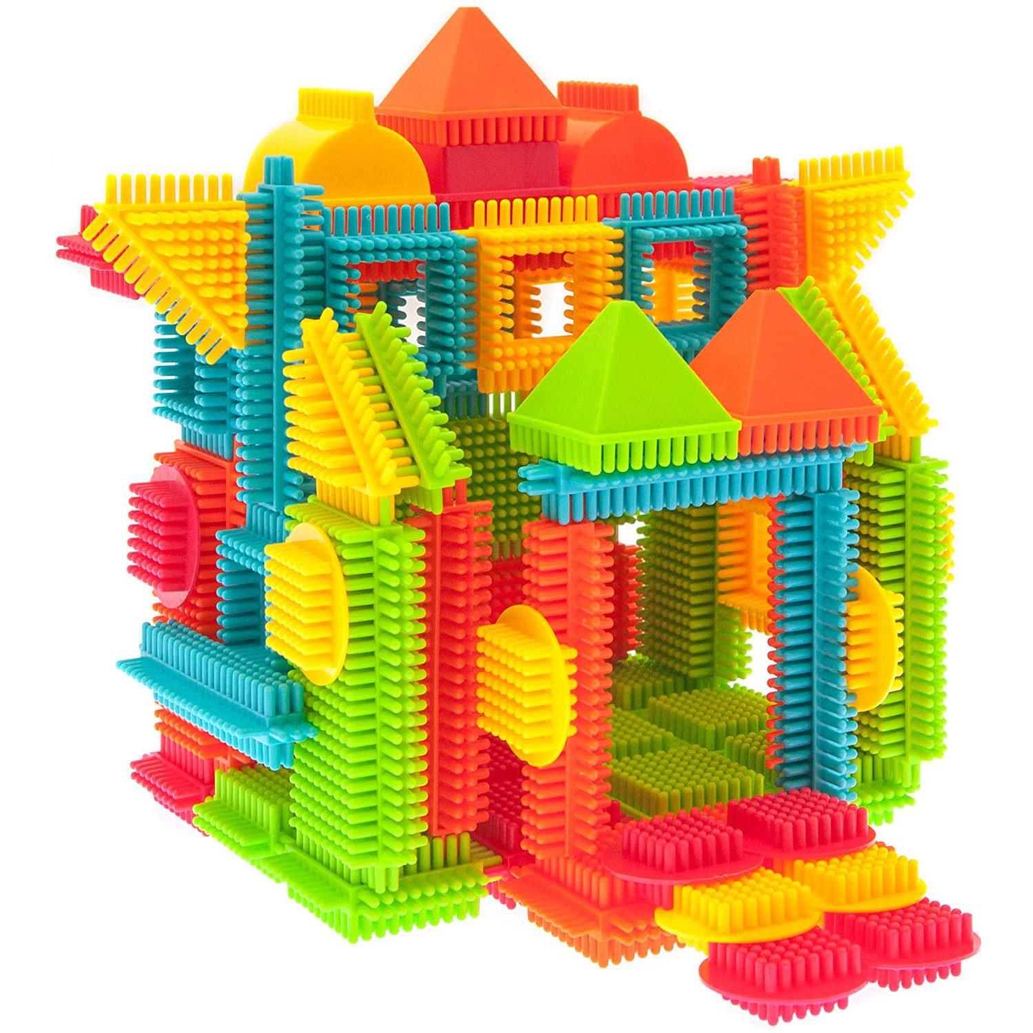 PicassoTiles PTB120 120-Piece Bristle Shape 3D Building Blocks for $21.26 Shipped