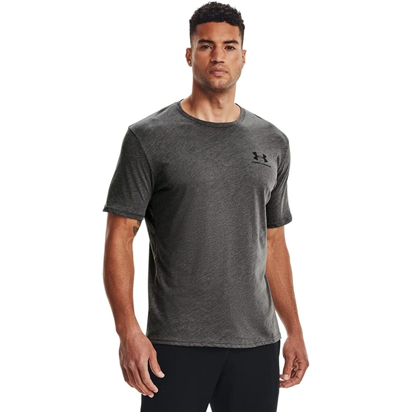 Under Armour Mens Sportstyle Left Chest Short Sleeve T-shirt for $11.97