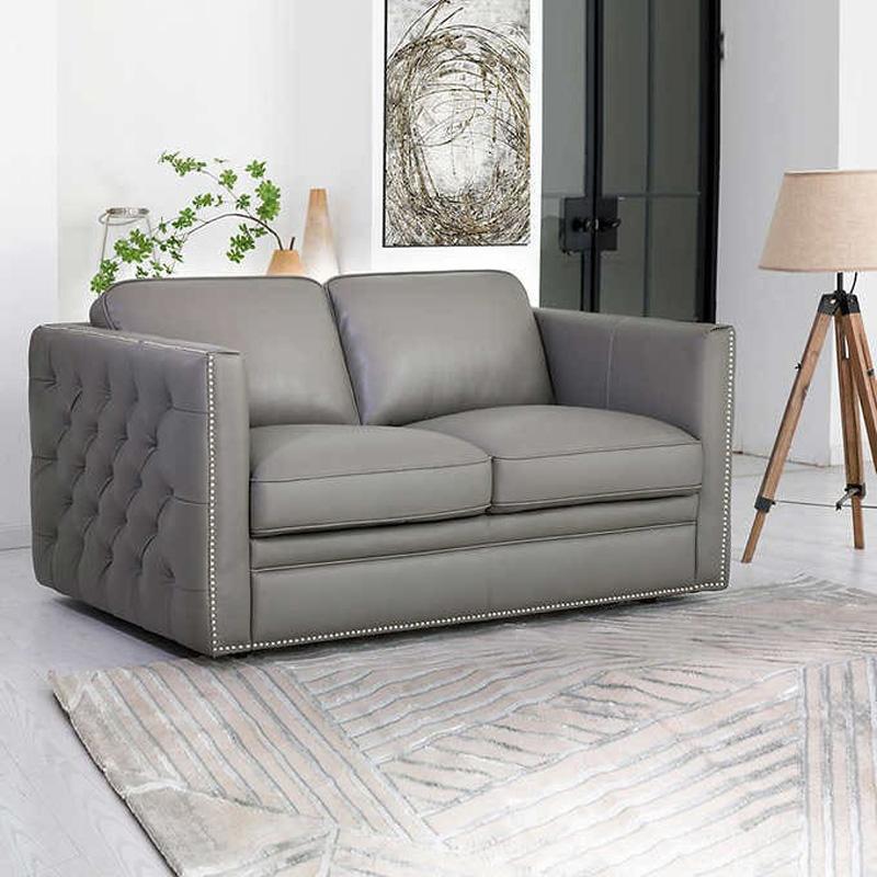 Jameston Leather Loveseat for $499.99 Shipped