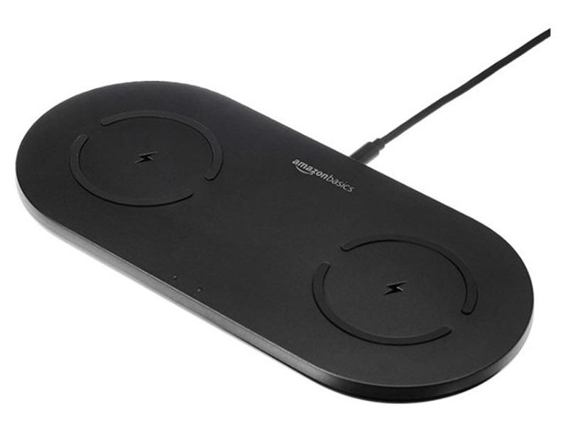 AmazonBasics Qi 10W Dual Wireless Charging Pad + AC Adapter for $9.99