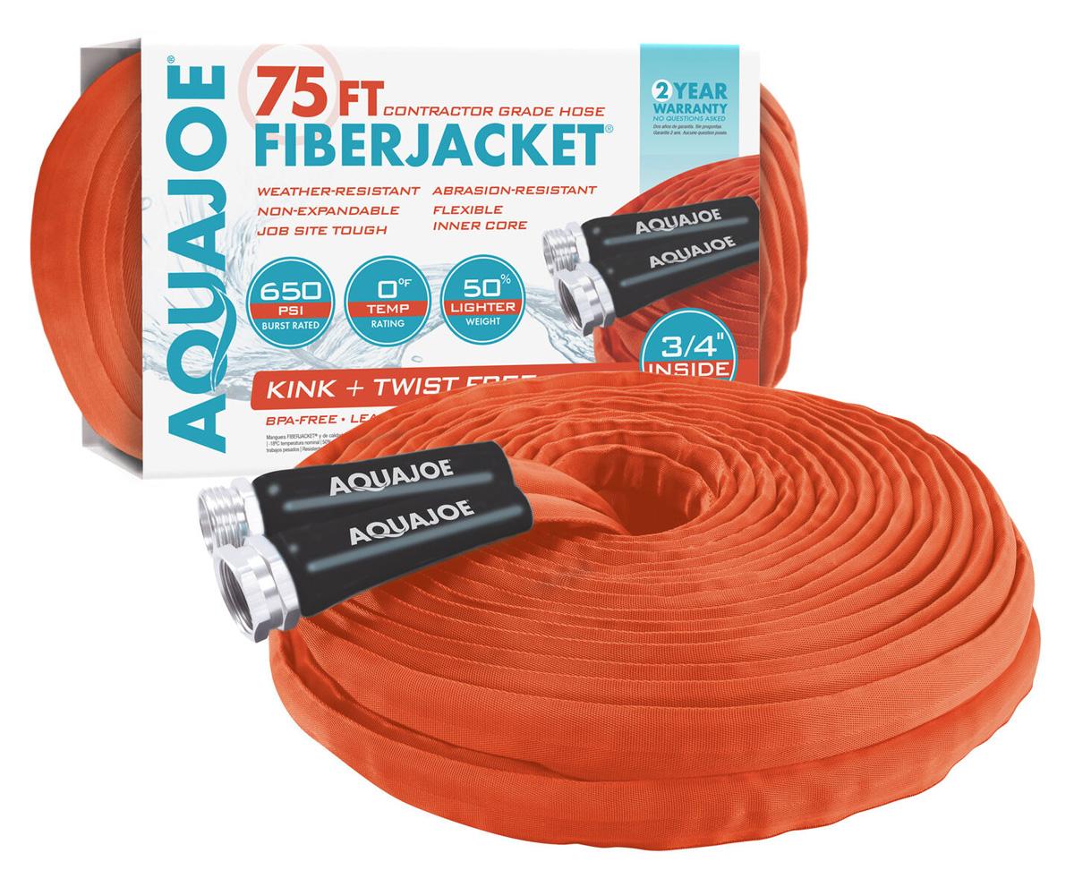 75ft Aqua Joe Non-Expanding FiberJacket Hose for $22.94 Shipped