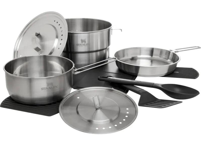 Stanley Adventure Even Heat Stainless Steel Camp Pro Cookware Set for $88.88