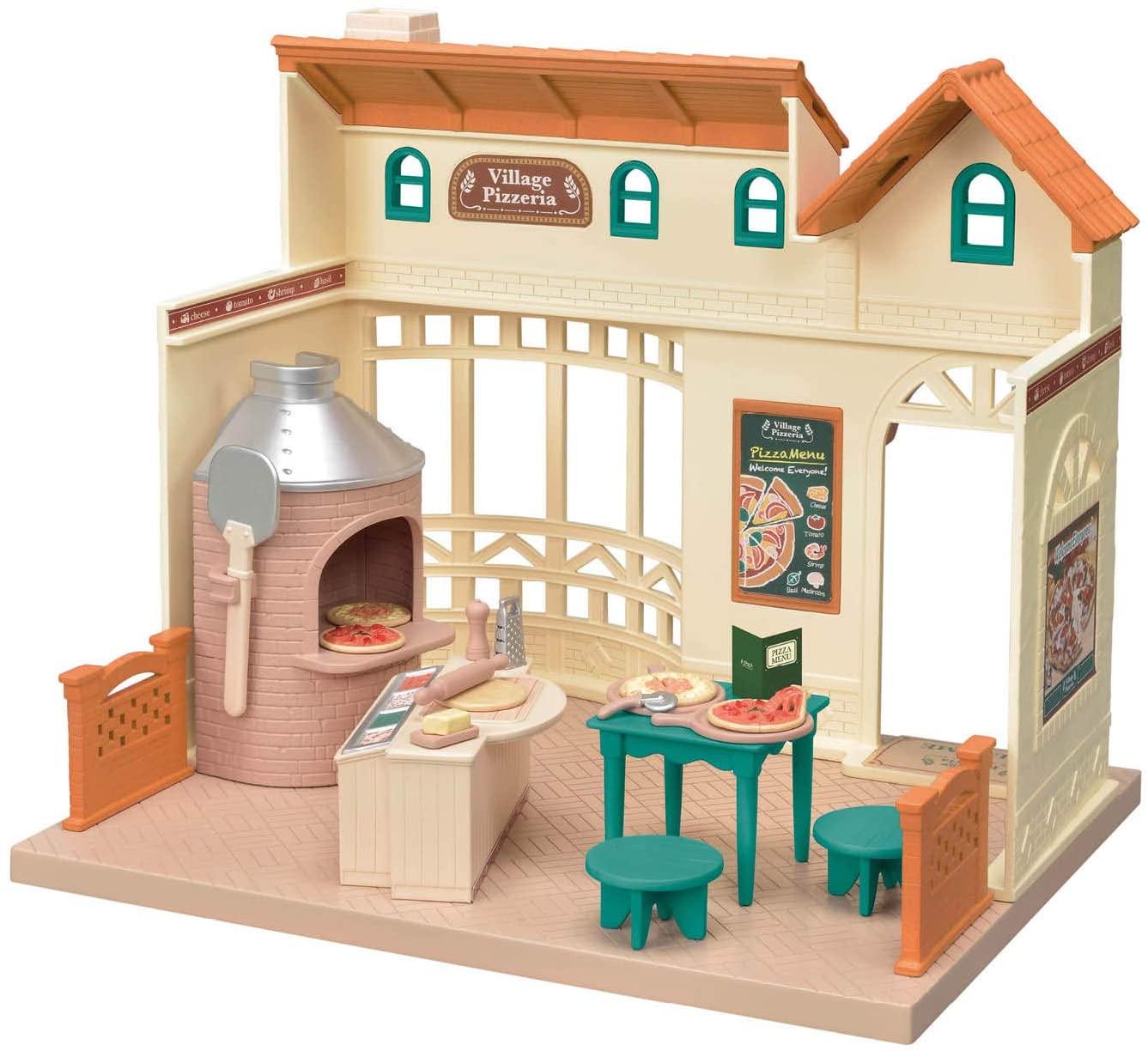 Calico Critters Village Pizzeria Dollhouse Playset for $19.97