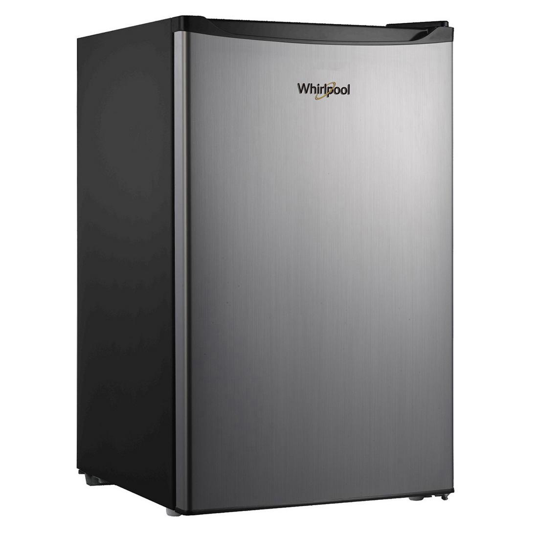 Whirlpool 4.3ft Mini Refrigerator Stainless Steel for $135 Shipped