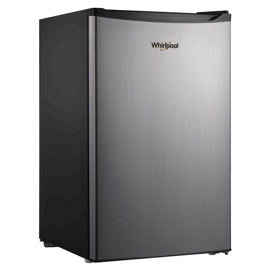 Whirlpool 4.3ft Mini Refrigerator Stainless Steel for $135 Shipped