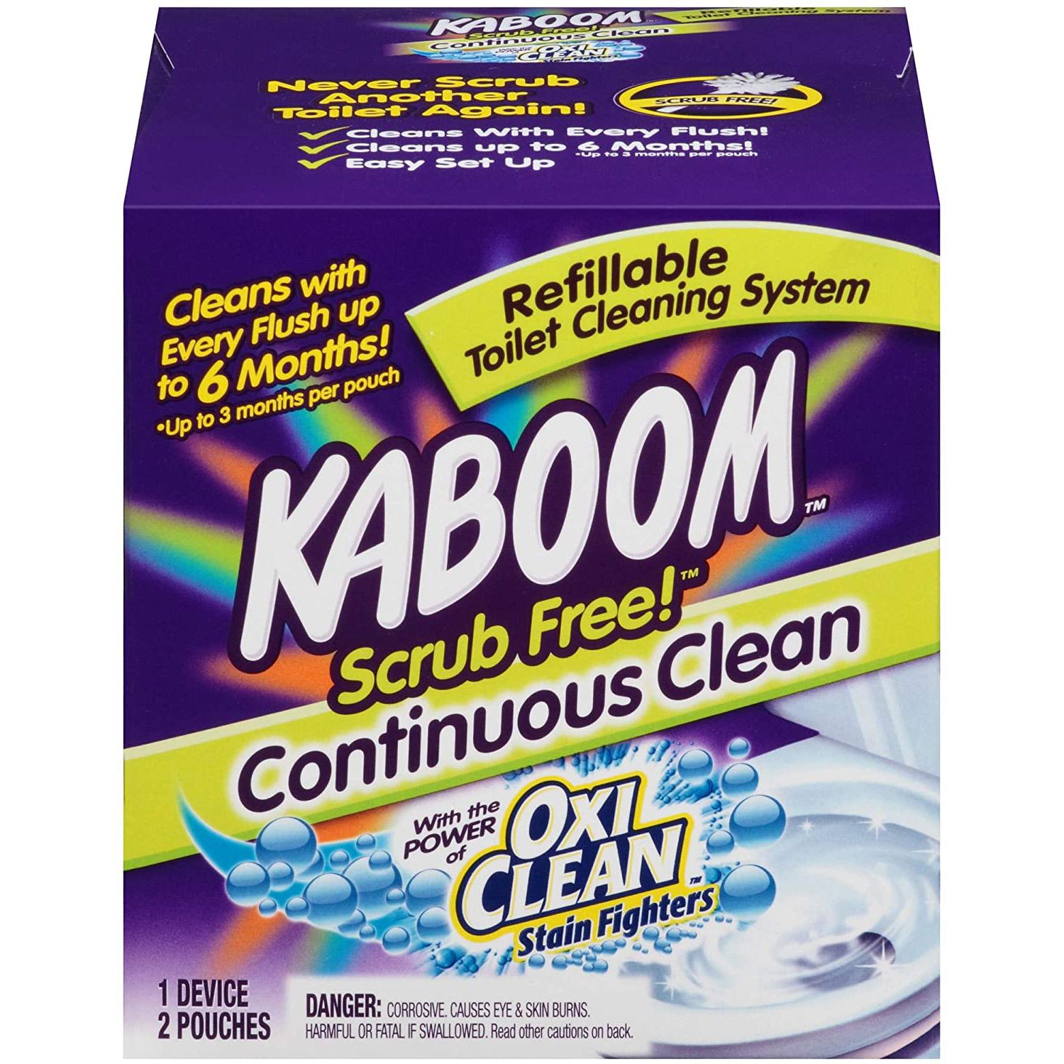 Kaboom Oxi Clean Toilet Bowl Cleaner System for $7.59 Shipped