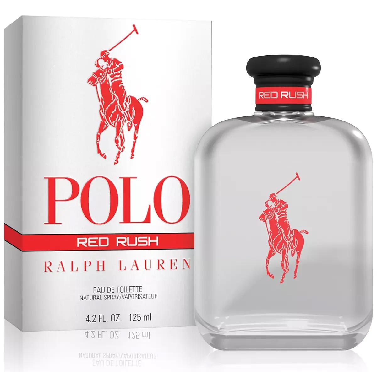 Ralph Lauren Mens Polo Red Rush EDT Spray with Duffle Bag for $45 Shipped