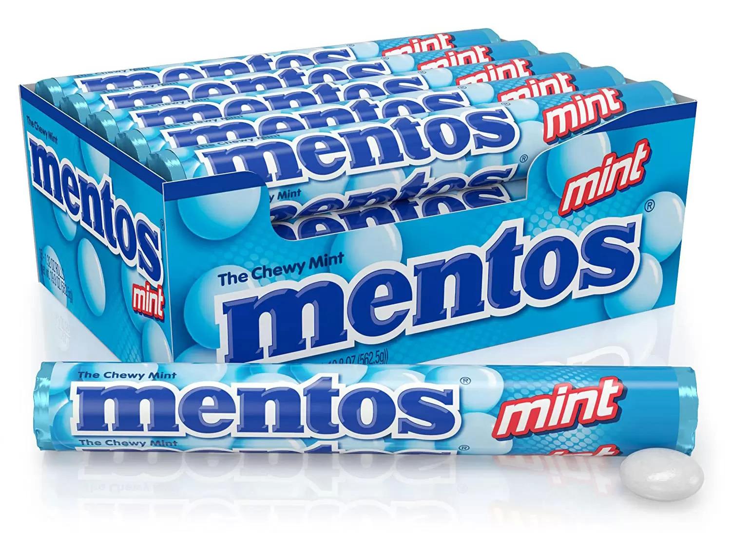 Mentos Chewy Mint Candy Roll 15 Pack for $8.15