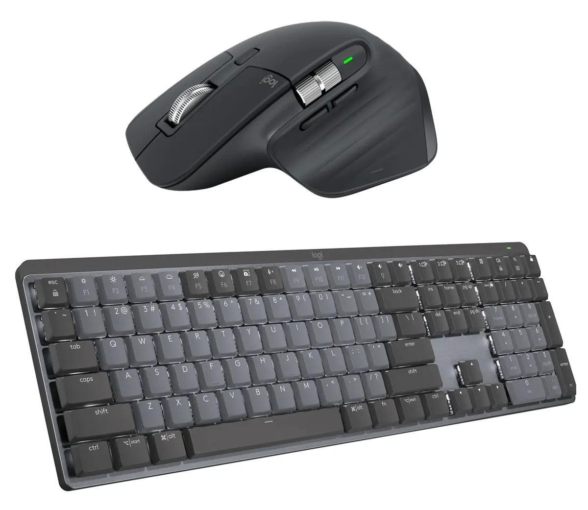Logitech MX Mechanical Wireless Keyboard with MX Master 3S Mouse for $219.98 Shipped