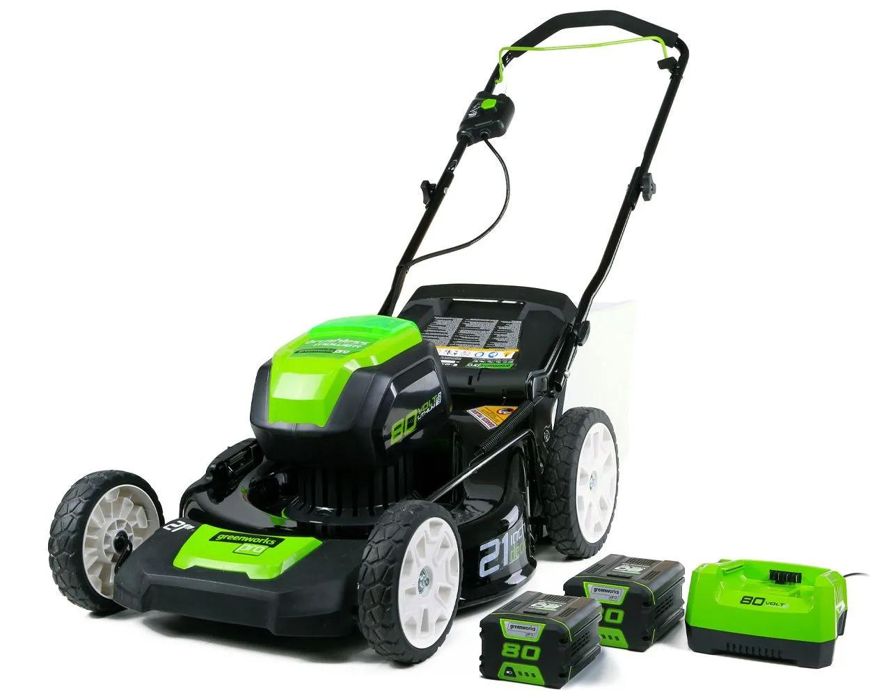 Greenworks 21in 80v Push Lawn Mower for $374.99 Shipped