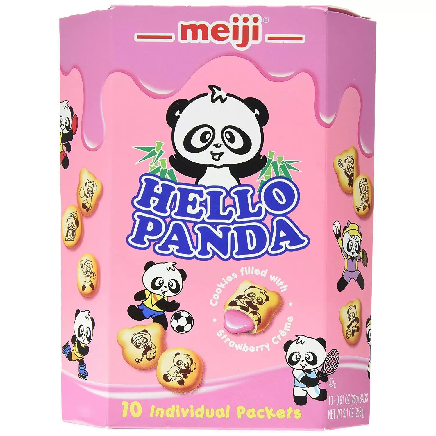10 Meiji Hello Panda Strawberry Family Pack Cookies for $4.57 Shipped