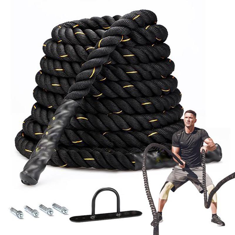 30ft Hunzi 1.5in Heavy Exercise Training Rope for $28.99 Shipped