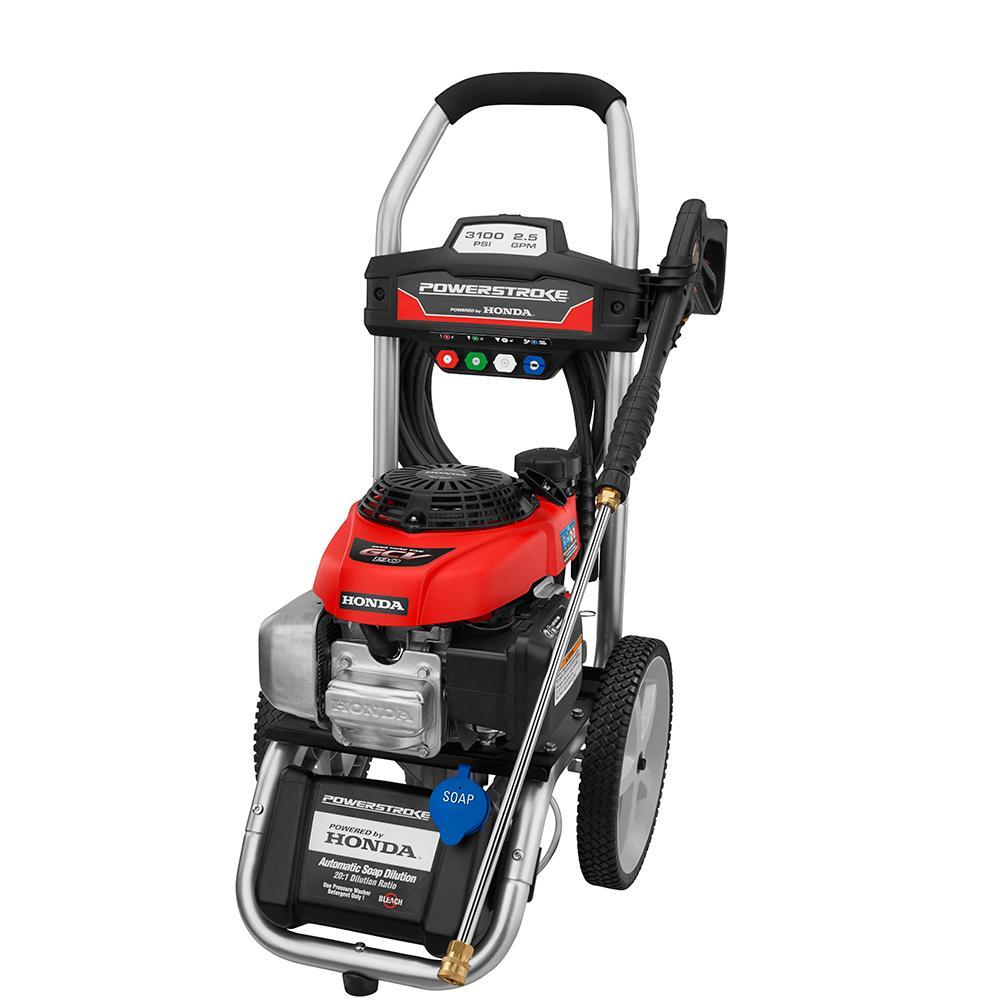 PowerStroke 3100 PSI Pressure Washer with Honda Engine for $160.99