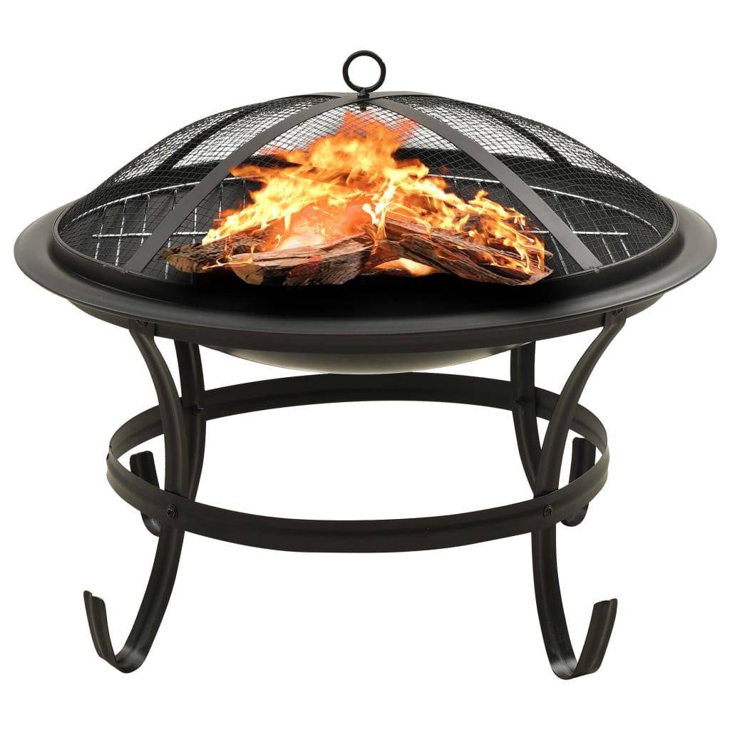 Hampton Bay 24in Ashmore Round Steel Fire Pit for $19