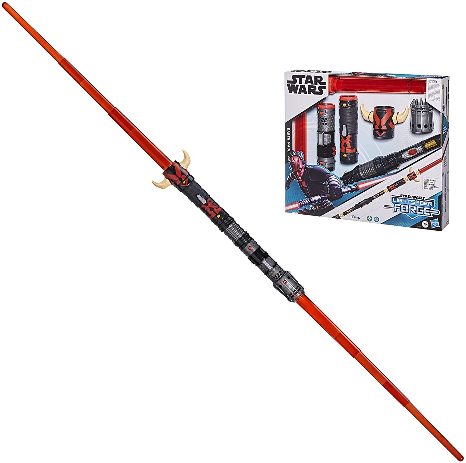 Star Wars Forge Double-Bladed Darth Maul Electronic Lightsaber for $20.99