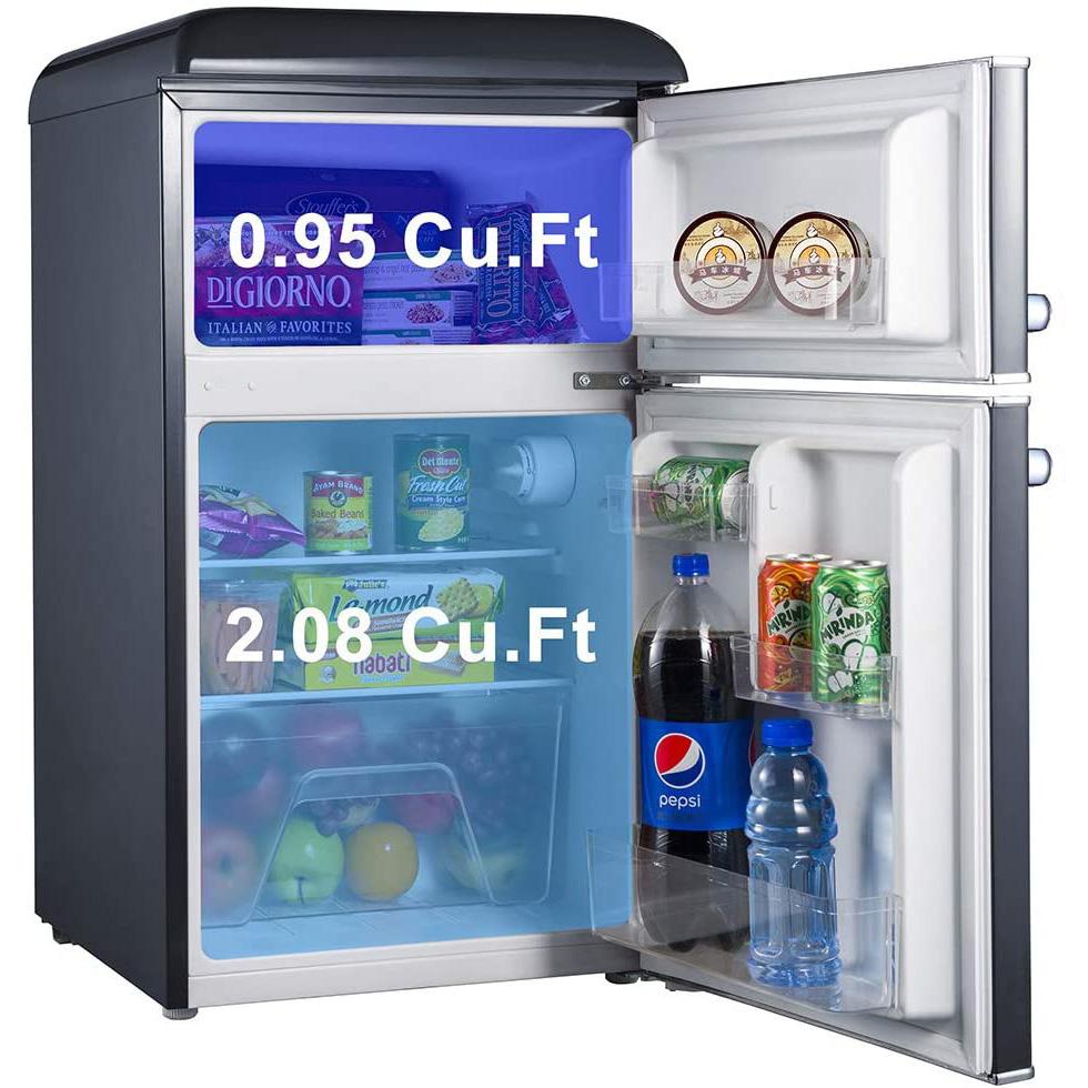 Galanz Retro Compact Mini Fridge with Freezer for $166.71 Shipped