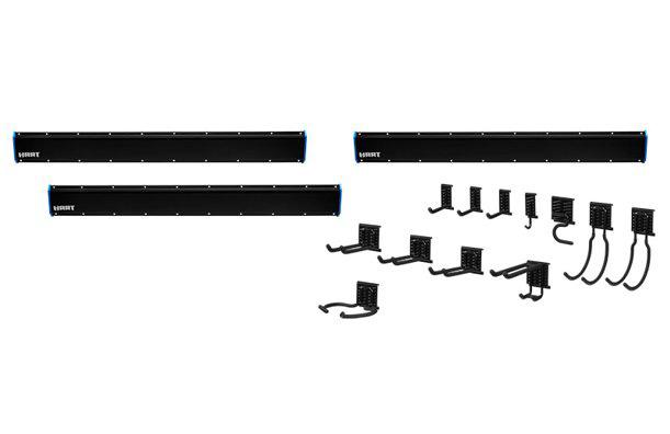 HART 15-Piece Garage Storage Rail Starter Kit for $33.71