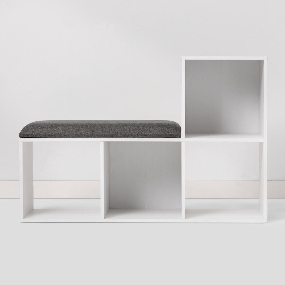 Room Essentials Cube Bookshelf with Bench for $35 Shipped