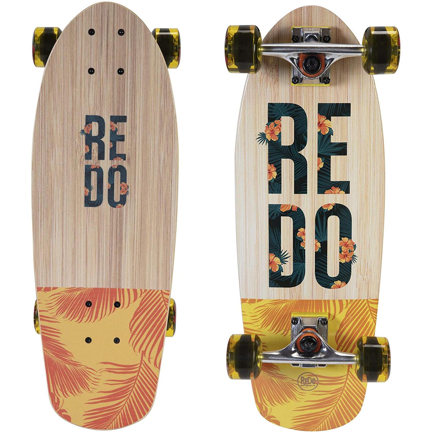 Redo Skateboard Co 24in Shorty Cruiser Skateboard for $10.73