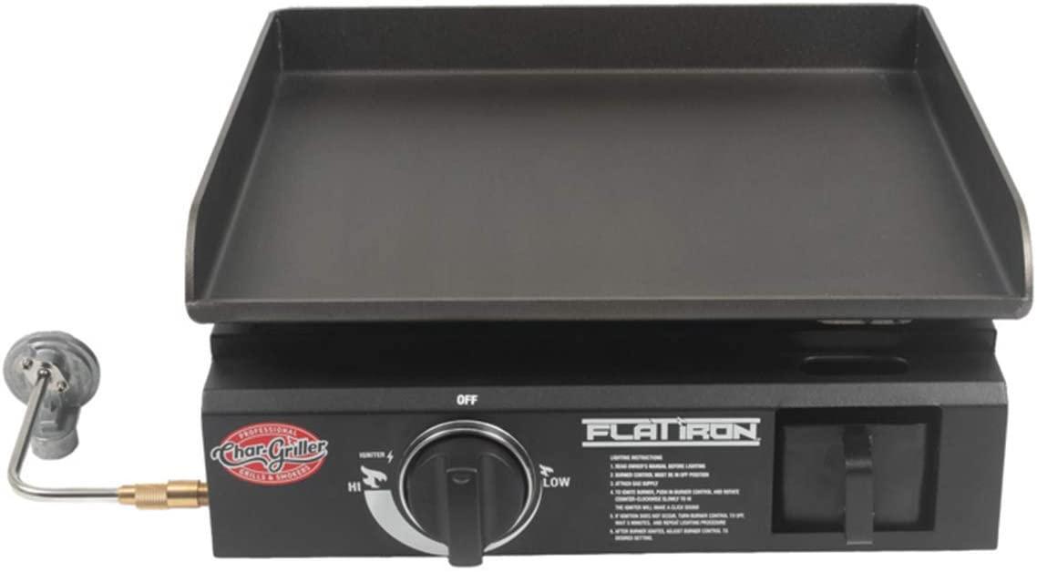 Char-Griller 17in 8217 Flat Iron Portable Gas Griddle for $59.39 Shipped