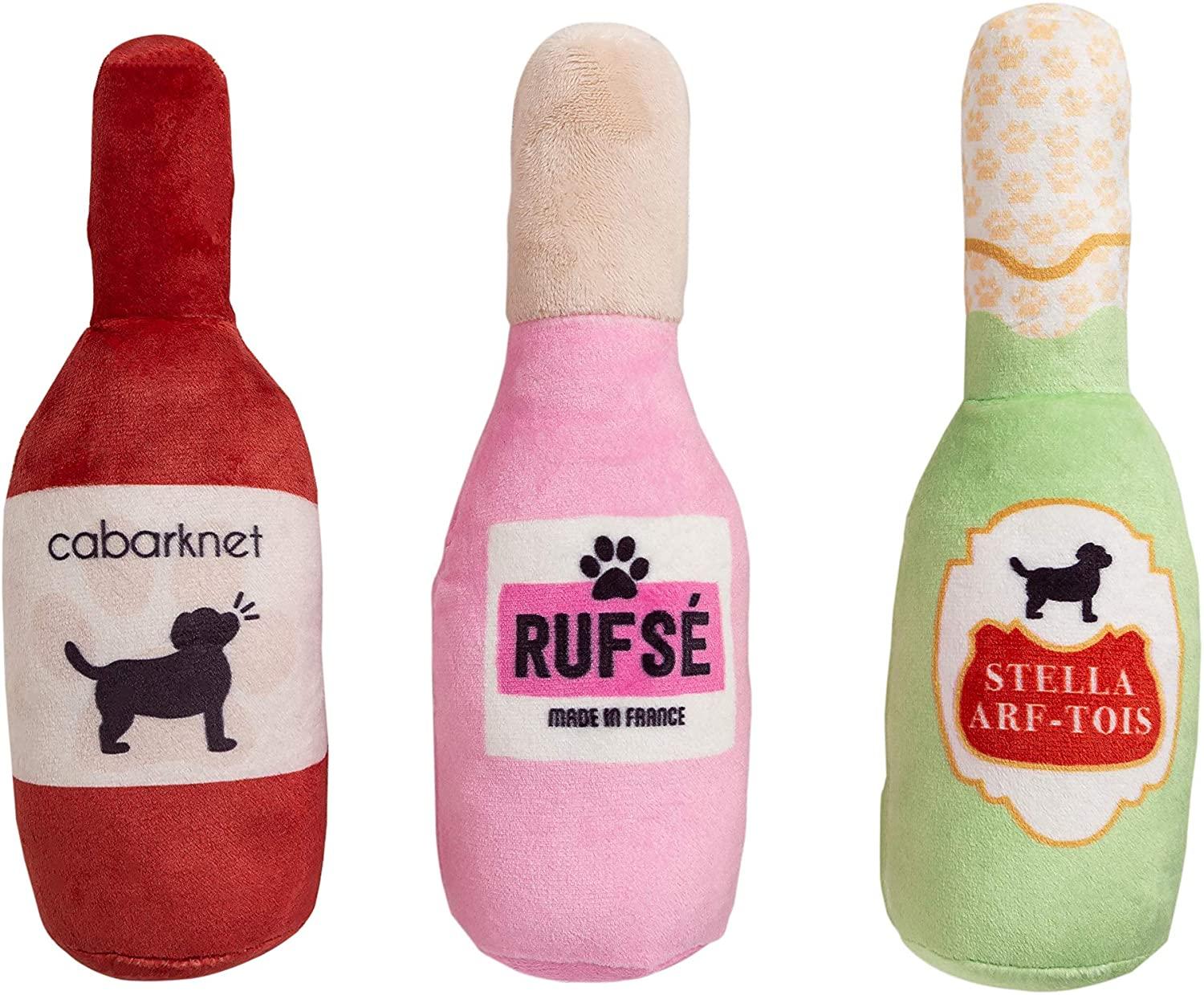 Pearhead Happy Hour Squeaker Dog Toy Set for $5.21