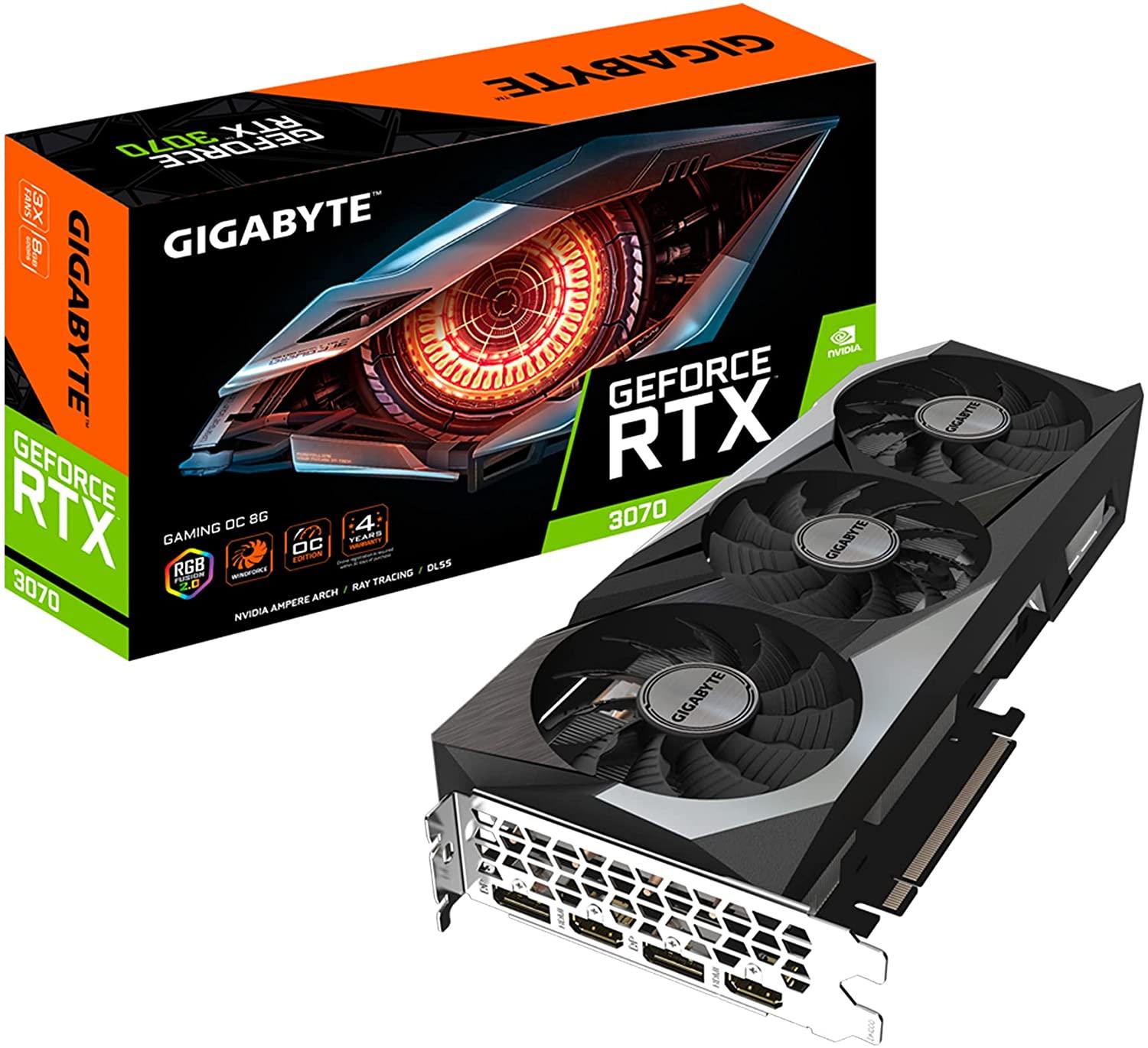 Gigabyte GeForce RTX 3070 Gaming OC 8G Graphics Card for $599.99 Shipped