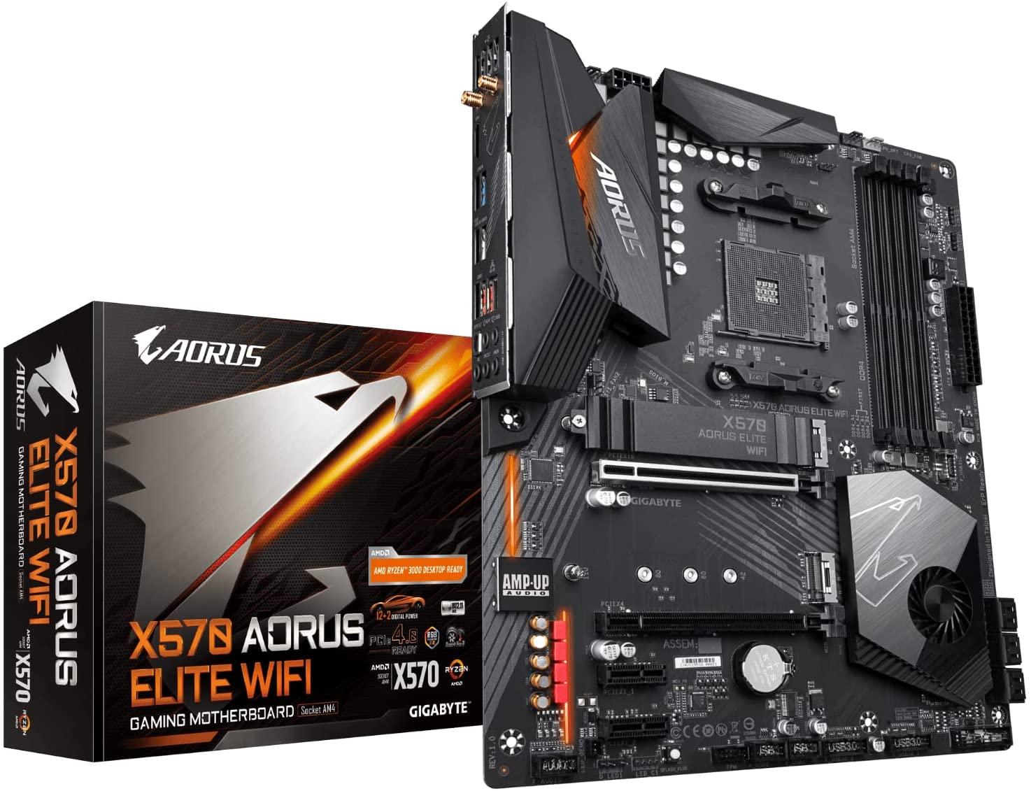 Gigabyte X570 Aorus Elite Wi-Fi AM4 Motherboard for $129.99 Shipped After Rebate