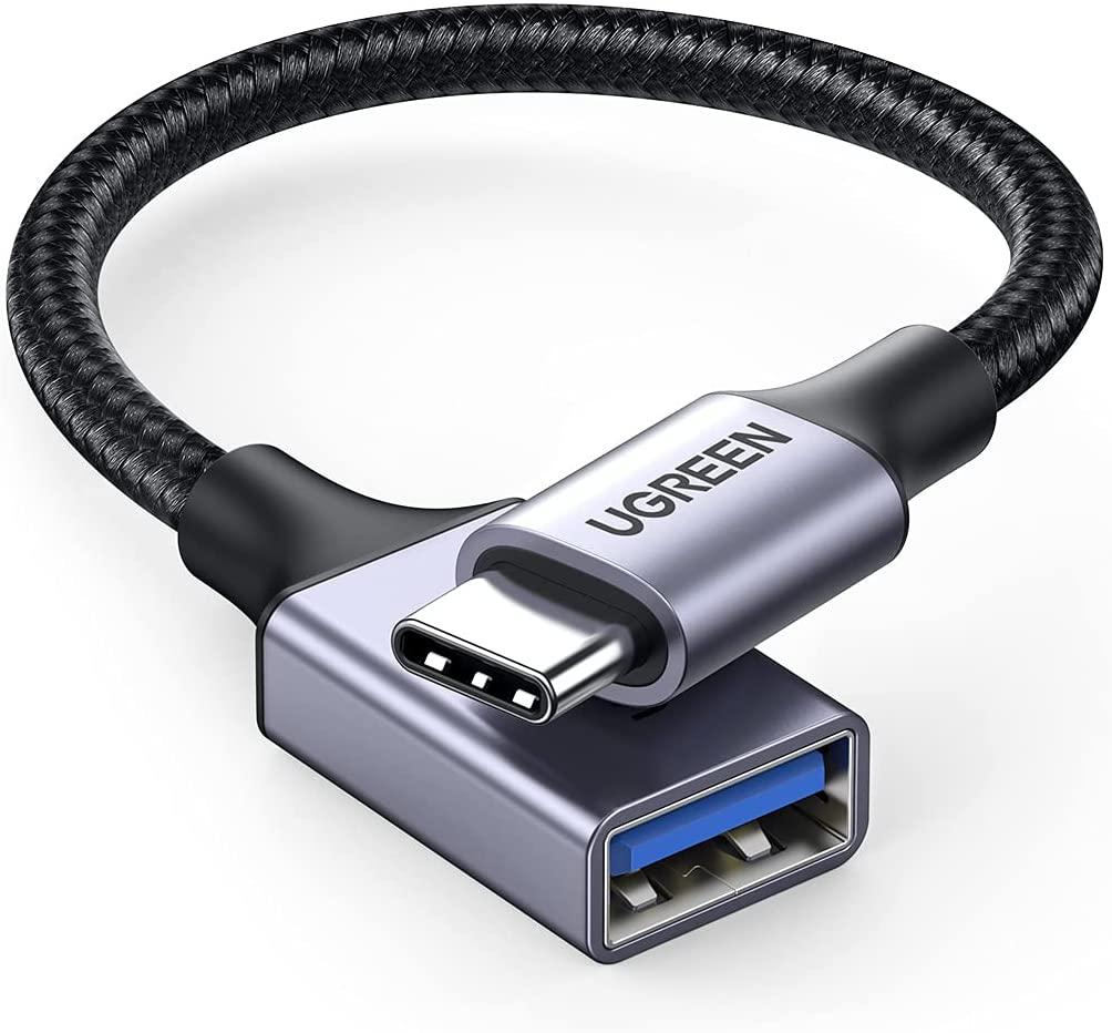 UGREEN USB Type-C to USB 3.0 OTG Adapter Cable for $4.79