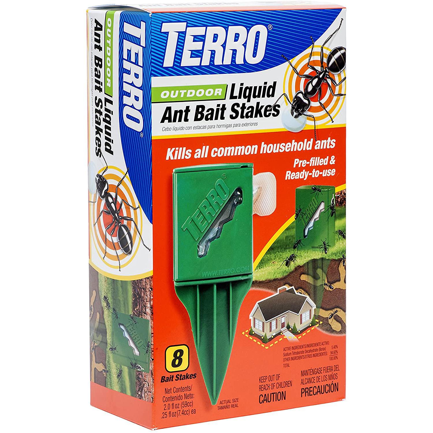 TERRO Outdoor Liquid Ant Bait Stakes for $4.99 Shipped