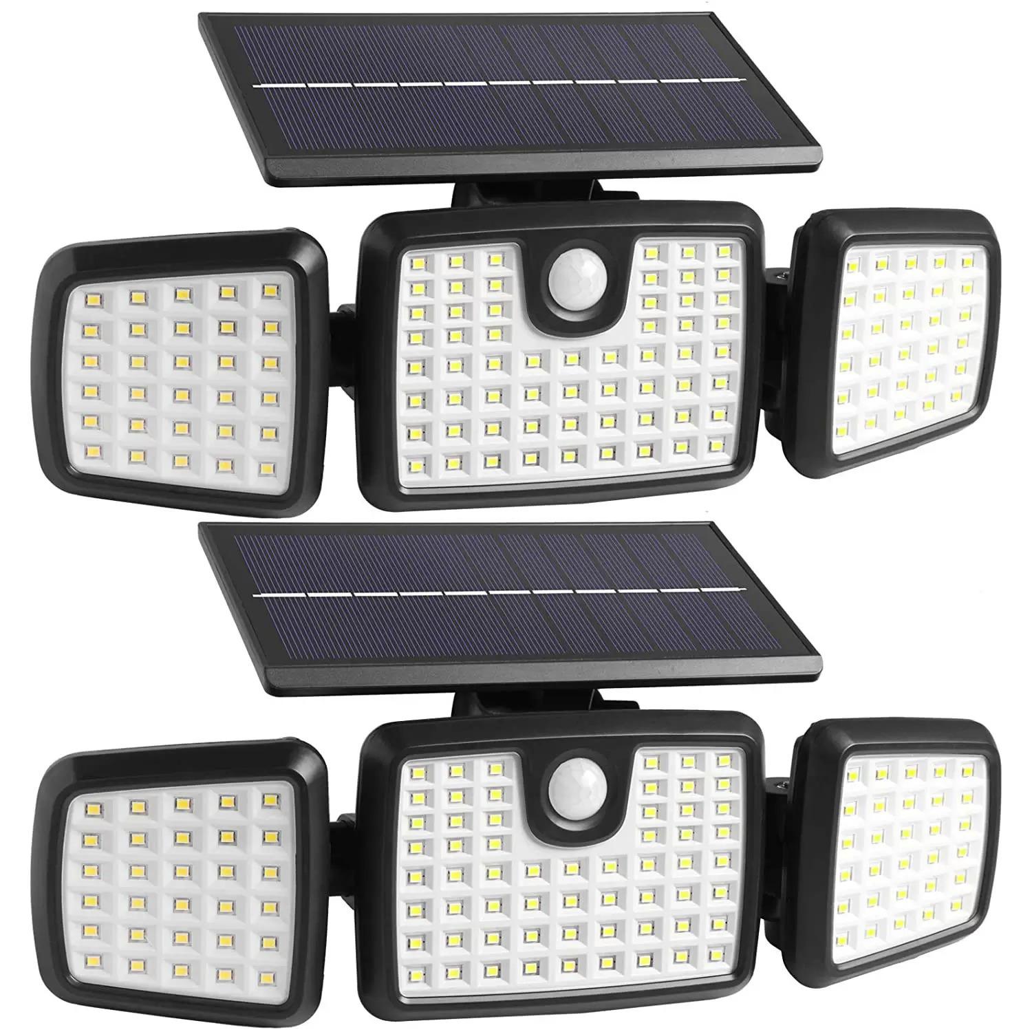 2 Solar Motion Sensor LED Outdoor Lights for $23.99 Shipped