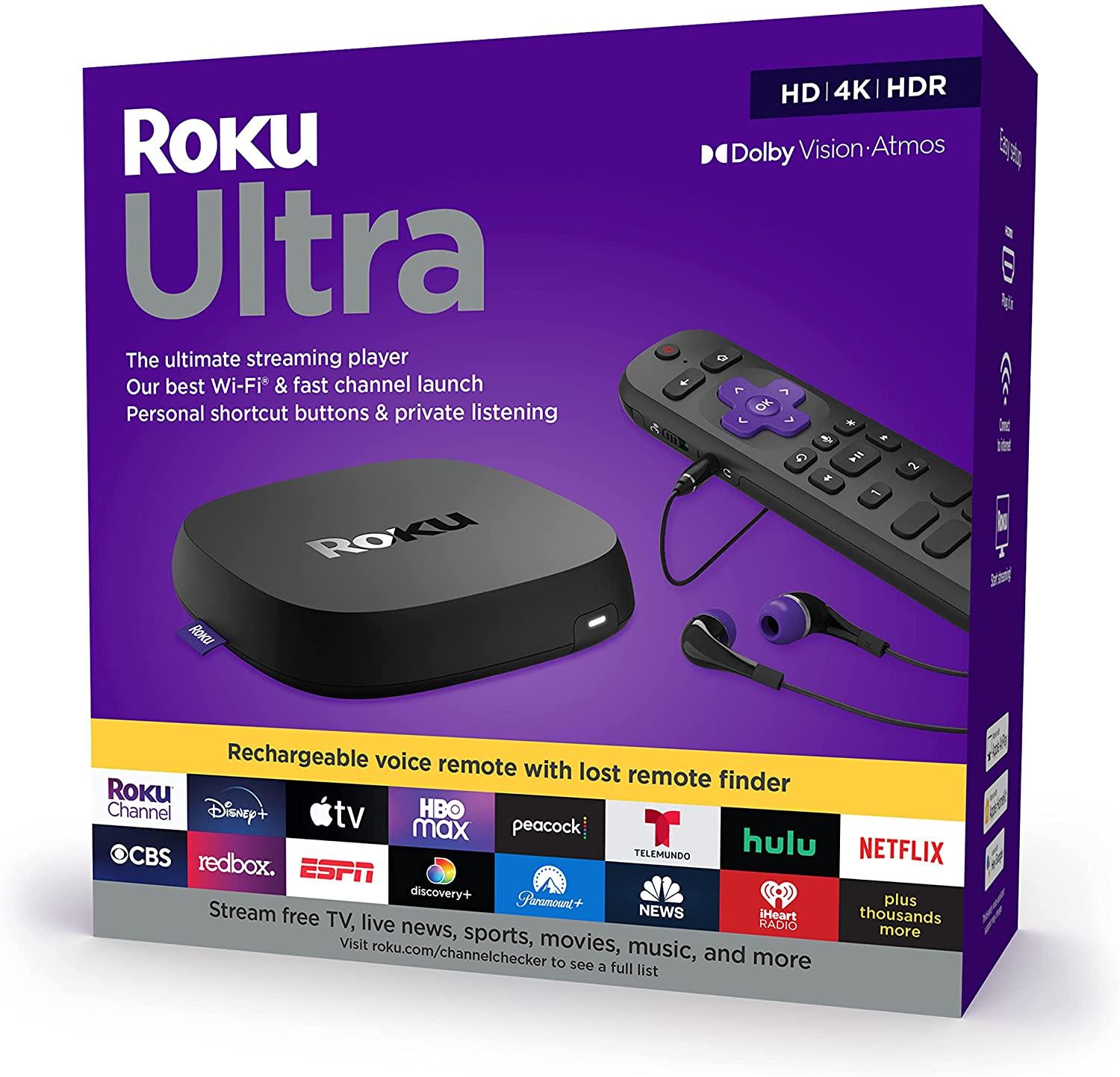 Roku Ultra 2022 4K HDR Streaming Device for $69.99 Shipped