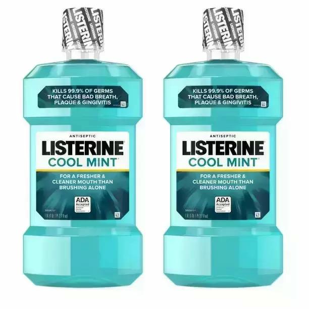 2 Listerine Cool Mint Antiseptic Mouthwash for $7.19 Shipped