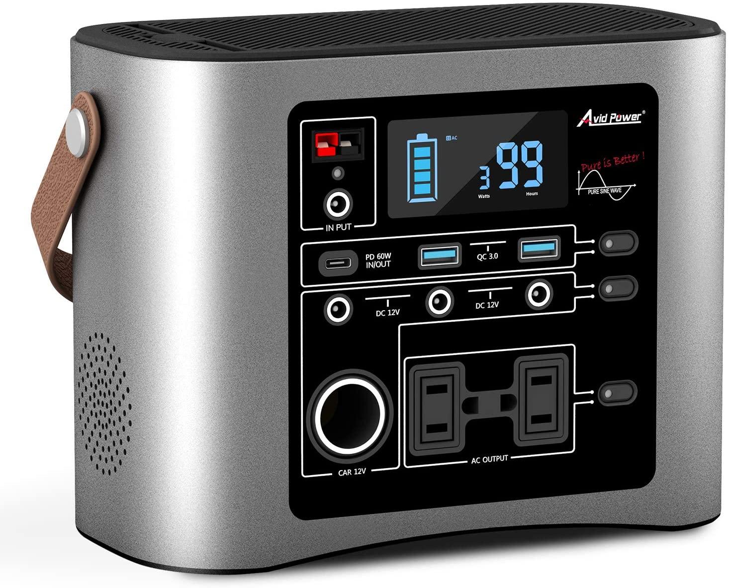 Avid Power 296Wh Portable Power Station for $135.99 Shipped