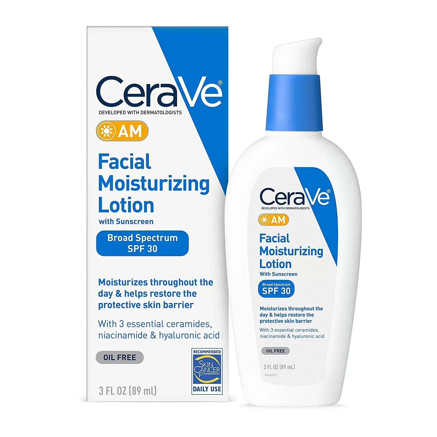 3 CeraVe AM SPF 30 Facial Moisturizing Lotion for $23.10 Shipped