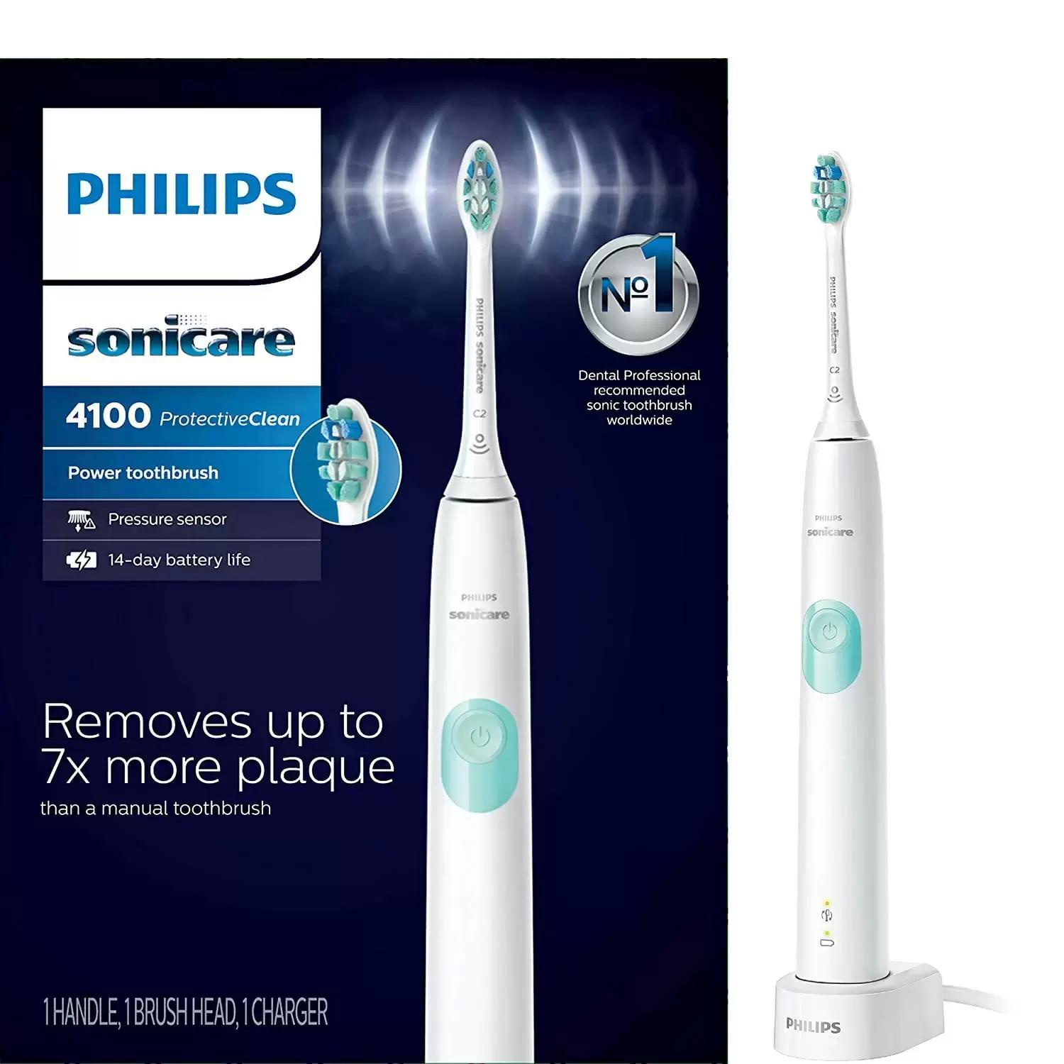 Philips Sonicare White ProtectiveClean 4100 Electric Toothbrush for $29.99