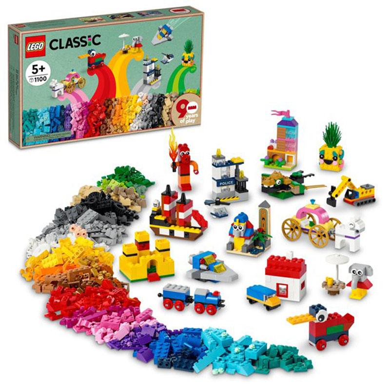 LEGO Classic 90 Years of Play Building Set with 15 Mini Builds for $39.97 Shipped
